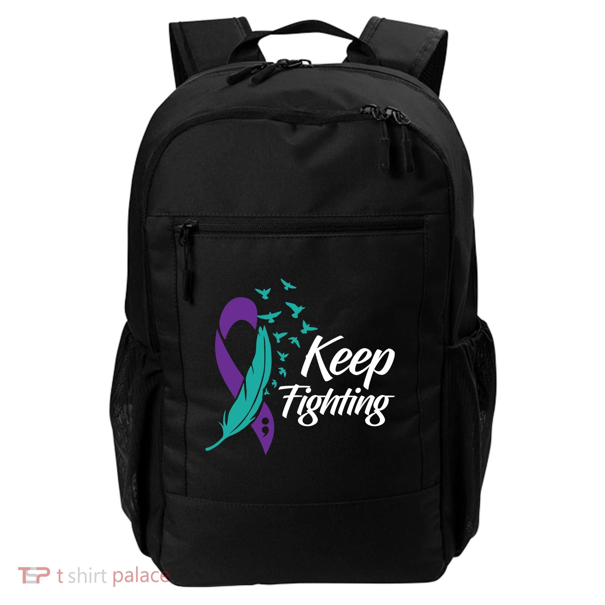 Keep Fighting Suicide Prevention Awareness Backpack