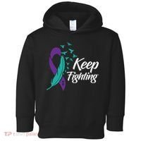 Keep Fighting Suicide Prevention Awareness Toddler Hoodie thumb 0