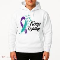 Keep Fighting Suicide Prevention Awareness Hoodie thumb 2