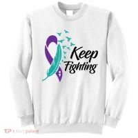 Keep Fighting Suicide Prevention Awareness Sweatshirt thumb 0