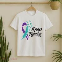 Keep Fighting Suicide Prevention Awareness T-Shirt thumb 2