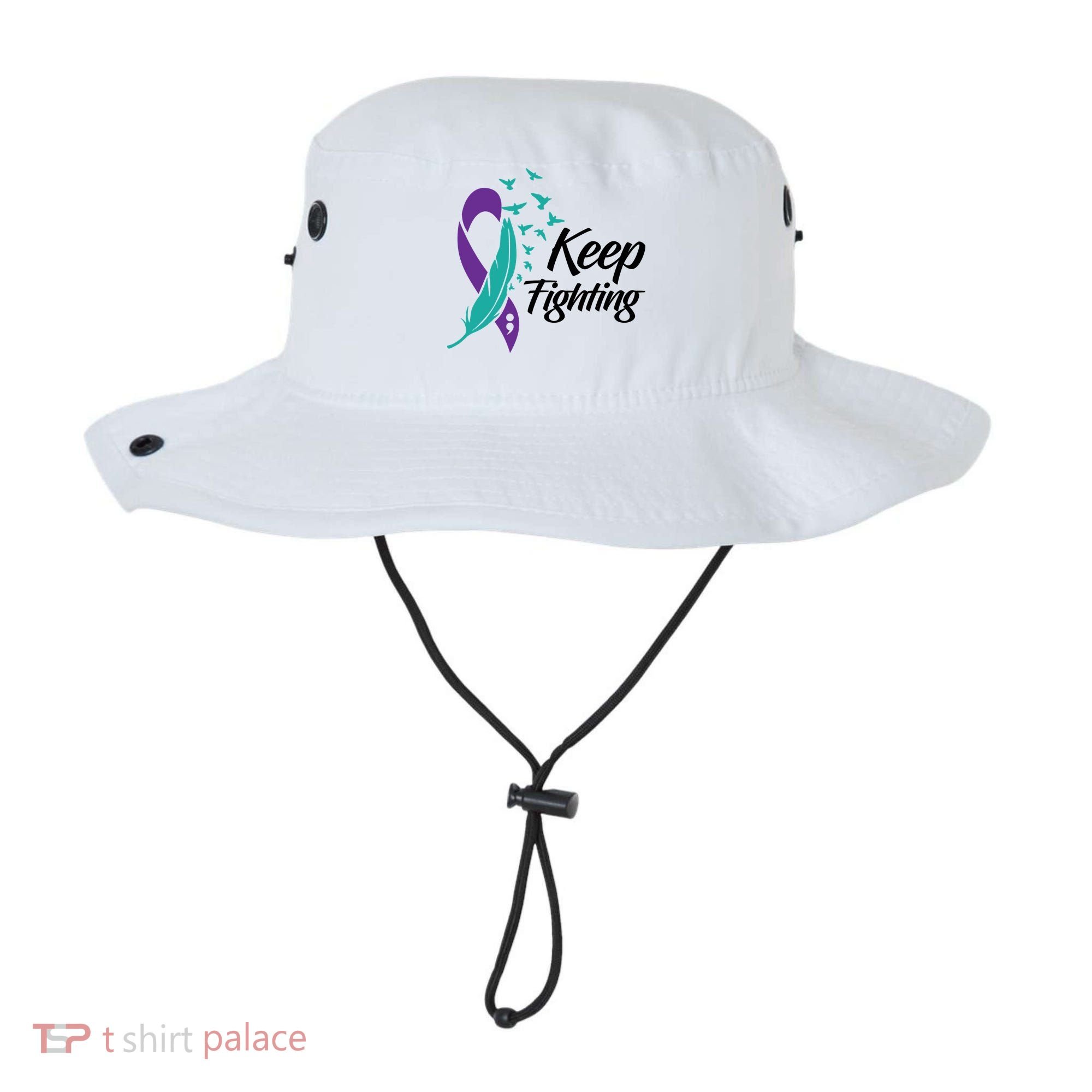 Keep Fighting Suicide Prevention Awareness Bucket Hat
