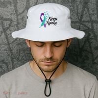 Keep Fighting Suicide Prevention Awareness Bucket Hat thumb 2
