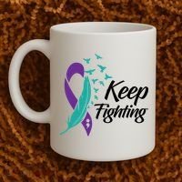 Keep Fighting Suicide Prevention Awareness Coffee Mug thumb 2