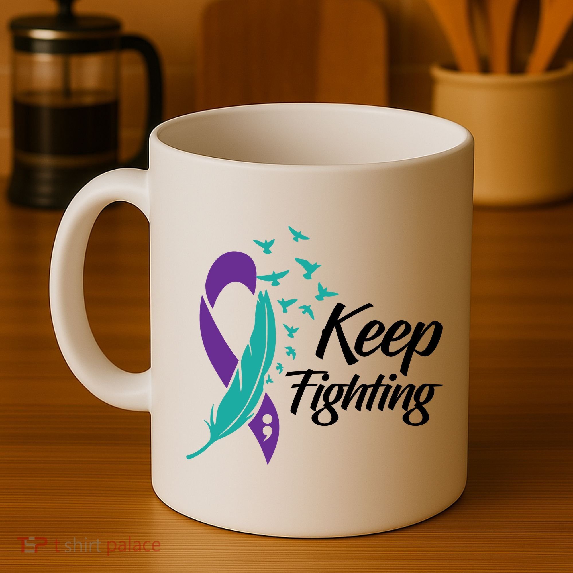 Keep Fighting Suicide Prevention Awareness Coffee Mug