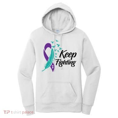 Keep Fighting Suicide Prevention Awareness Women's Hoodie