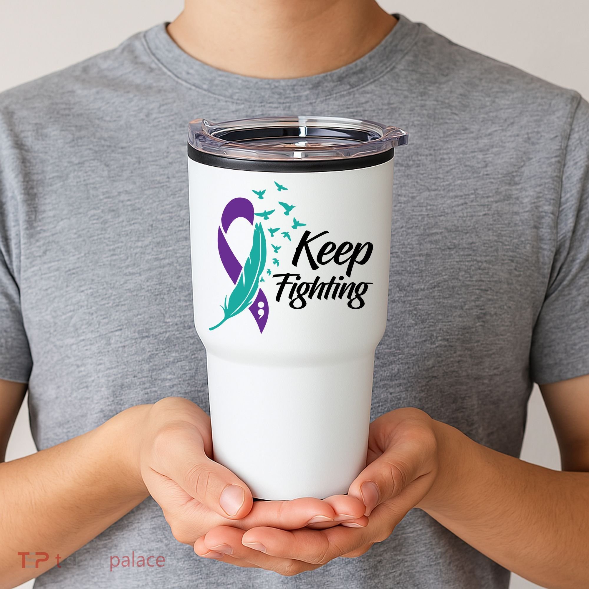 Keep Fighting Suicide Prevention Awareness Tumbler