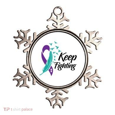 Keep Fighting Suicide Prevention Awareness Ornament