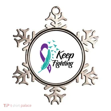 Keep Fighting Suicide Prevention Awareness Ornament