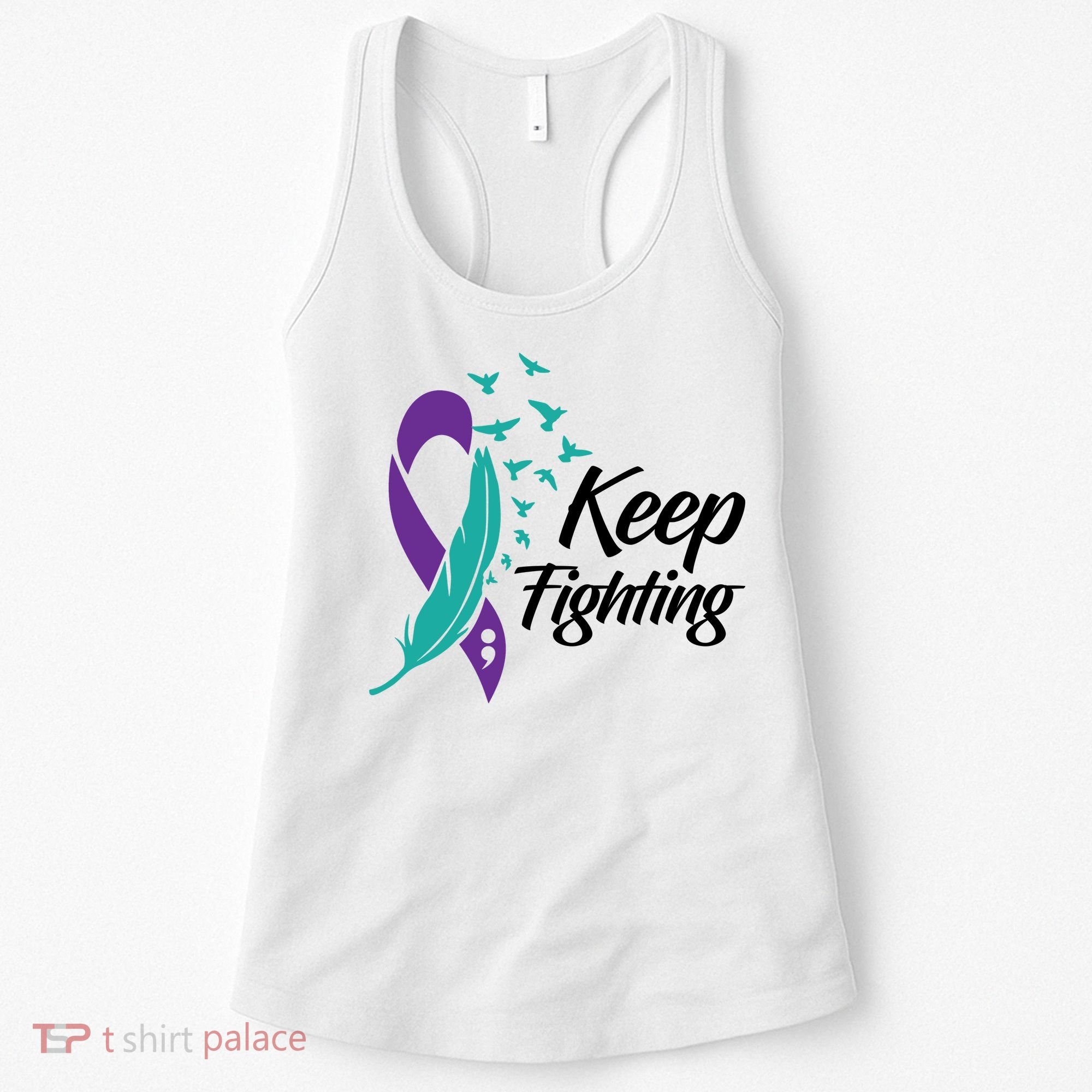 Keep Fighting Suicide Prevention Awareness Women's Tank Top