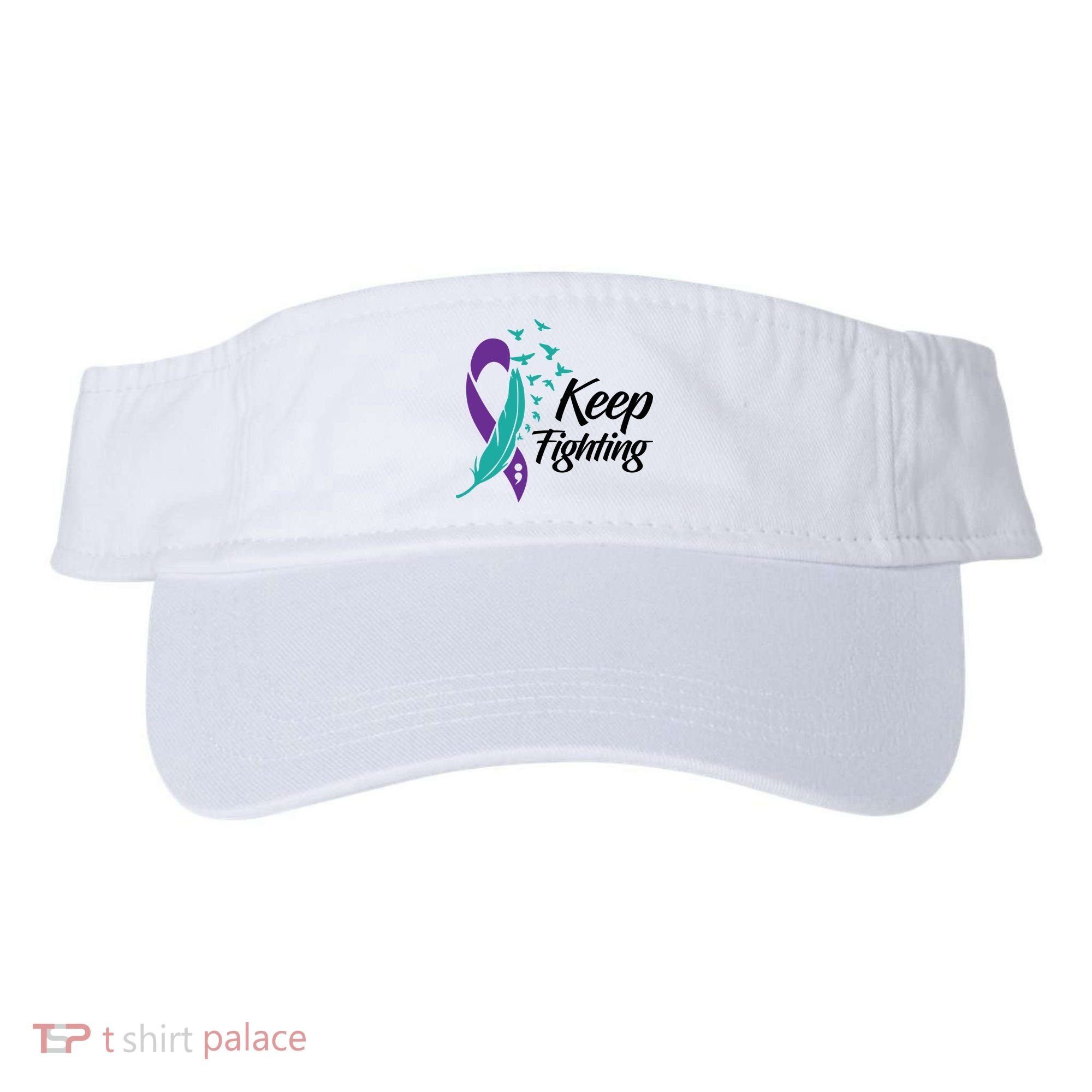 Keep Fighting Suicide Prevention Awareness Visor