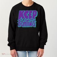 Keep Fighting Suicide Prevention Awareness Retro Women's Sweatshirt thumb 0
