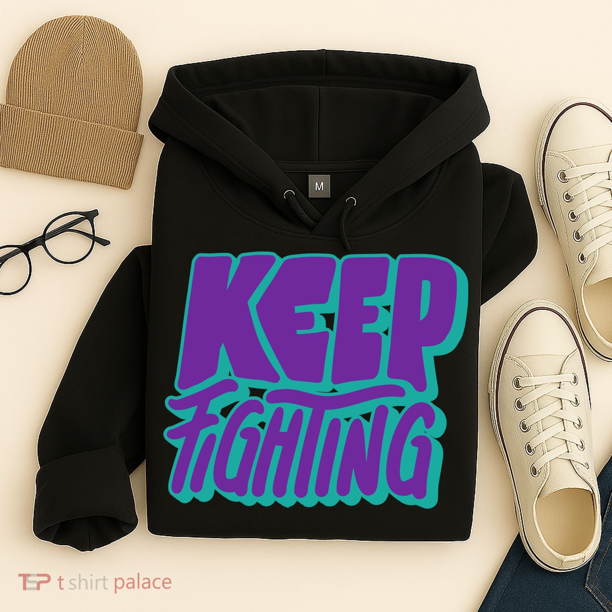 Keep Fighting Suicide Prevention Awareness Retro Hoodie