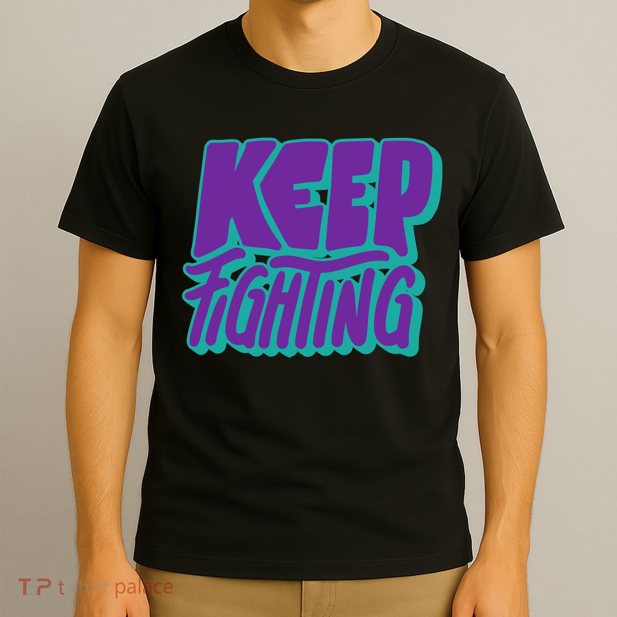 Keep Fighting Suicide Prevention Awareness Retro T-Shirt