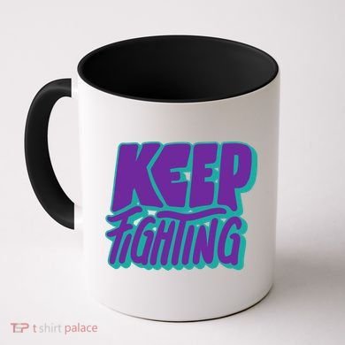 Keep Fighting Suicide Prevention Awareness Retro Coffee Mug