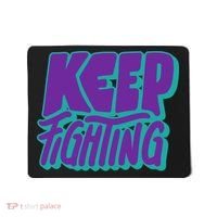 Keep Fighting Suicide Prevention Awareness Retro Mousepad thumb 0