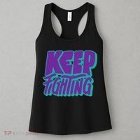 Keep Fighting Suicide Prevention Awareness Retro Women's Tank Top thumb 3
