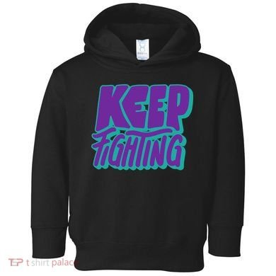 Keep Fighting Suicide Prevention Awareness Retro Toddler Hoodie