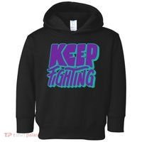 Keep Fighting Suicide Prevention Awareness Retro Toddler Hoodie thumb 0