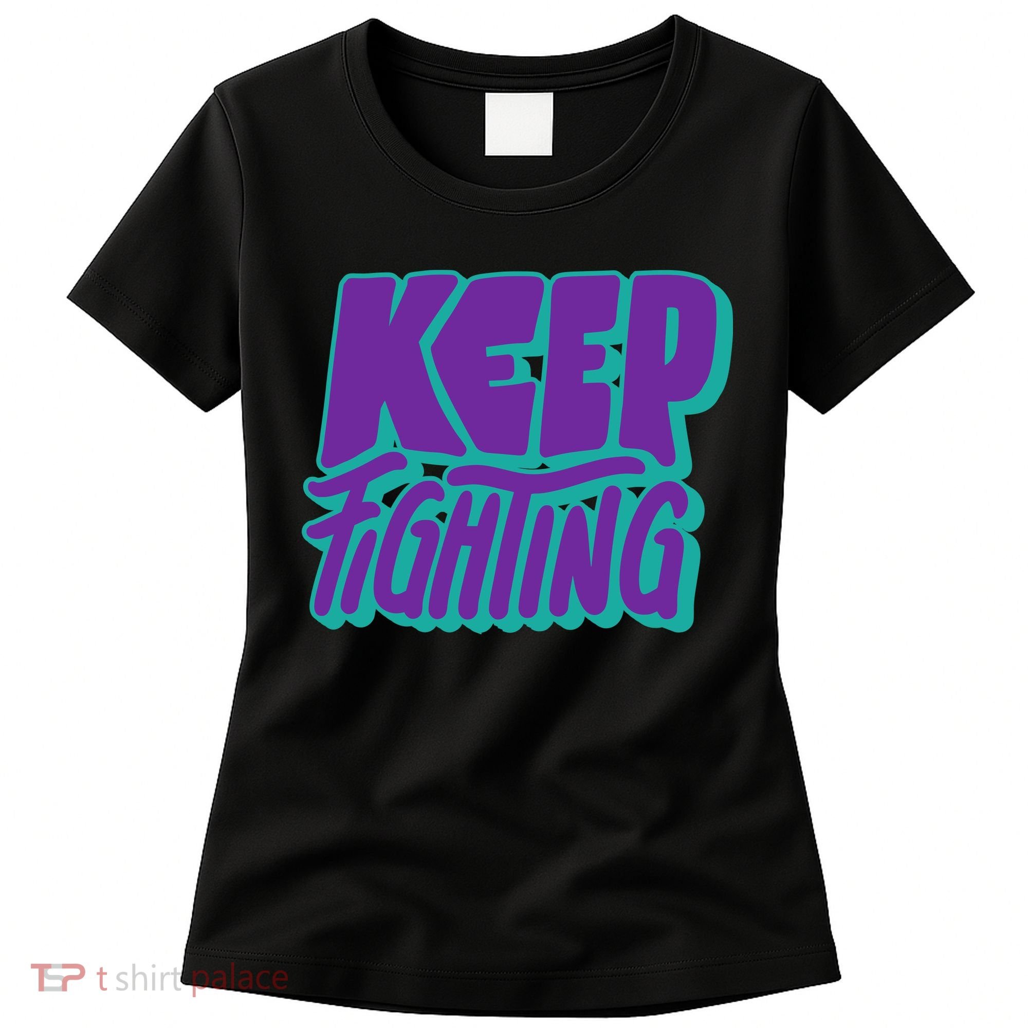 Keep Fighting Suicide Prevention Awareness Retro Women's T-Shirt