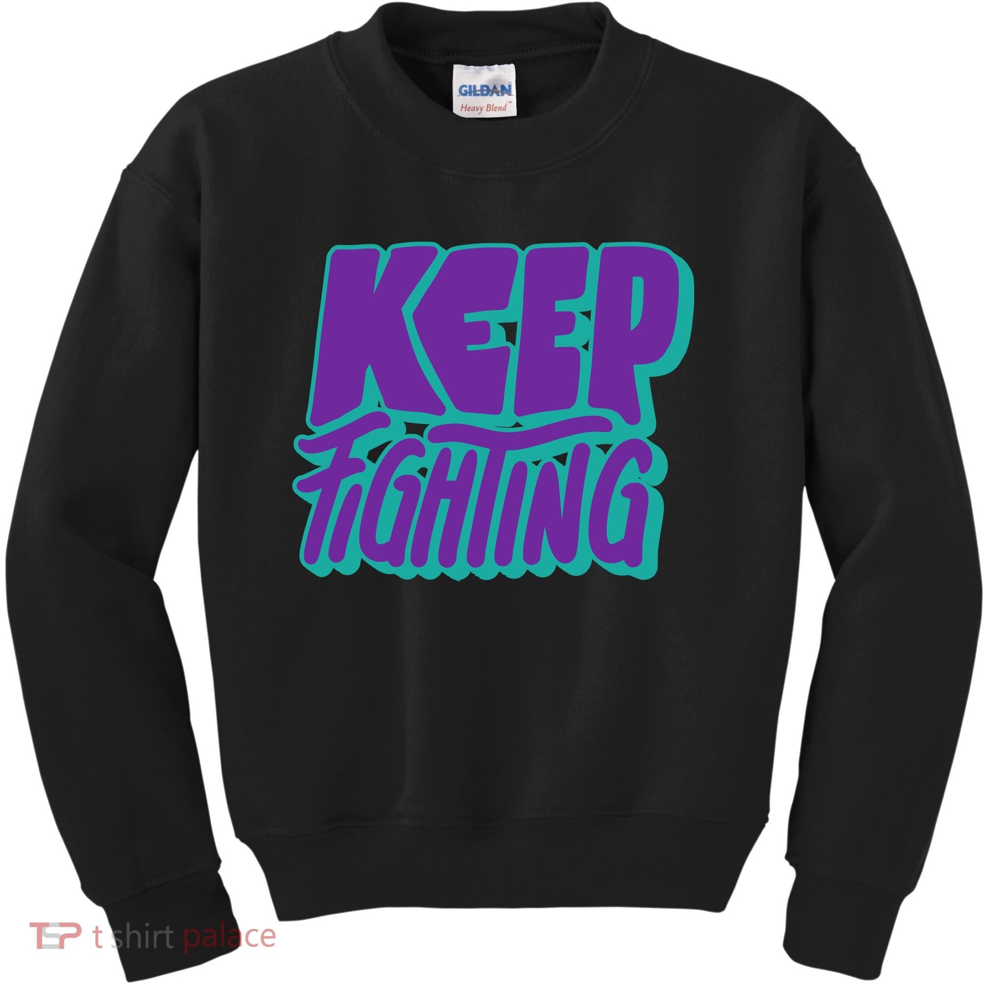 Keep Fighting Suicide Prevention Awareness Retro Kids Sweatshirt