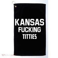 Kansas Fucking Titties Golf Towel thumb 0
