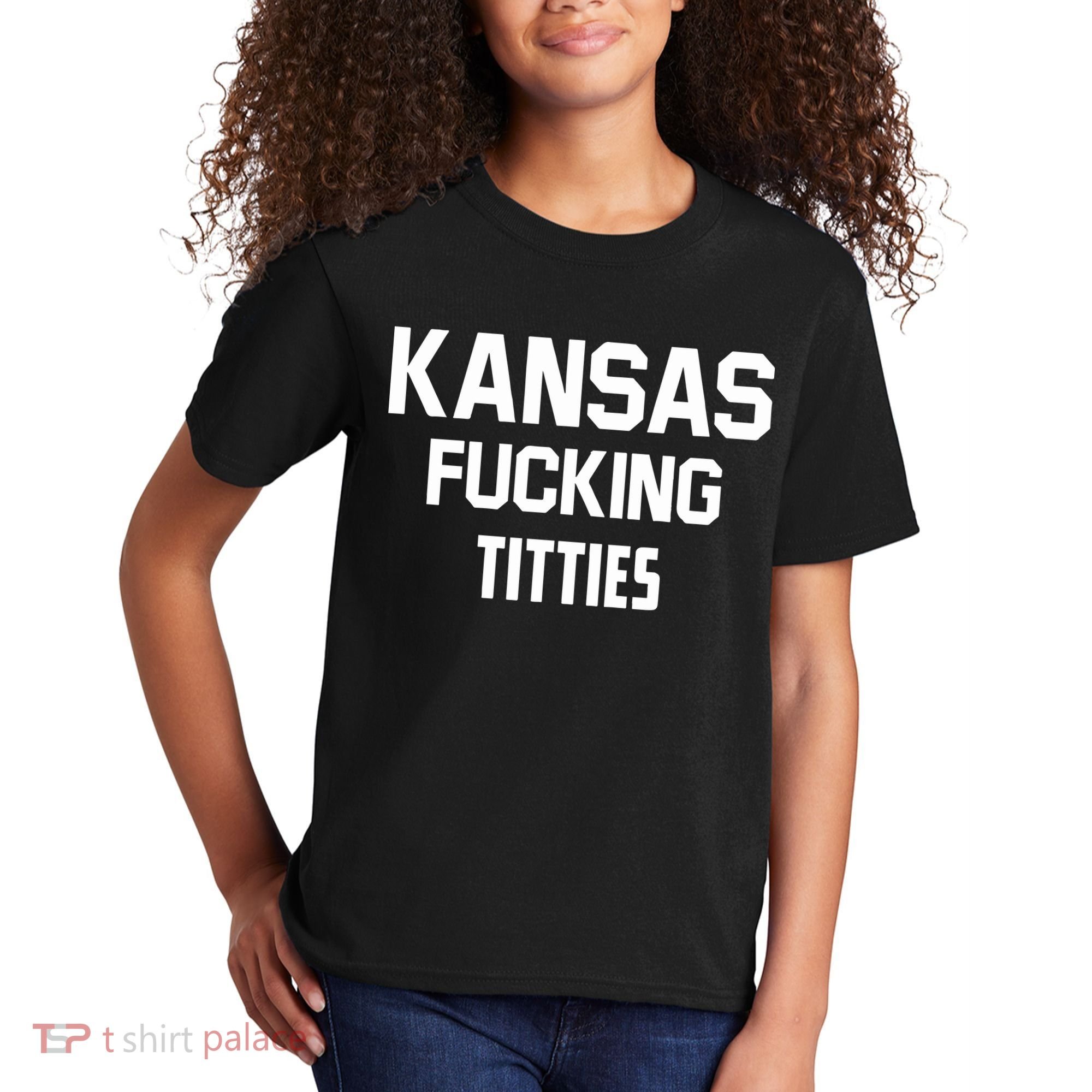Kansas Fucking Titties Kids T-Shirt