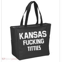 Kansas Fucking Titties Tote Bag thumb 2
