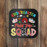 Kindergarten Field Trip Squad Teacher Students Farm Animal Coaster thumb 0