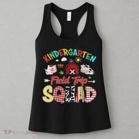 Kindergarten Field Trip Squad Teacher Students Farm Animal Women's Tank Top thumb 3