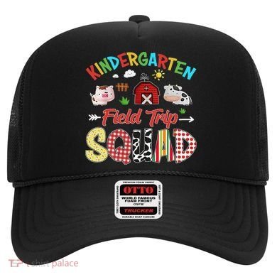 Kindergarten Field Trip Squad Teacher Students Farm Animal Hat