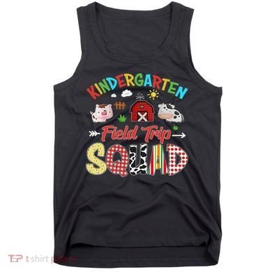 Kindergarten Field Trip Squad Teacher Students Farm Animal Tank Top