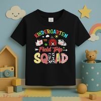 Kindergarten Field Trip Squad Teacher Students Farm Animal Toddler T-Shirt thumb 3