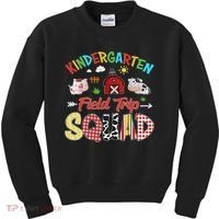 Kindergarten Field Trip Squad Teacher Students Farm Animal Kids Sweatshirt thumb 0