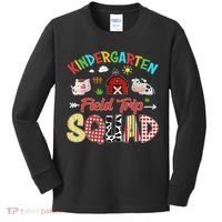 Kindergarten Field Trip Squad Teacher Students Farm Animal Kids Long Sleeve Shirt thumb 0
