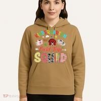 Kindergarten Field Trip Squad Teacher Students Farm Animal Hoodie thumb 5
