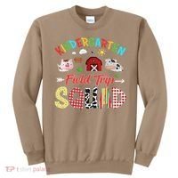 Kindergarten Field Trip Squad Teacher Students Farm Animal Sweatshirt thumb 0
