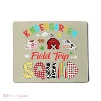 Kindergarten Field Trip Squad Teacher Students Farm Animal Mousepad thumb 0