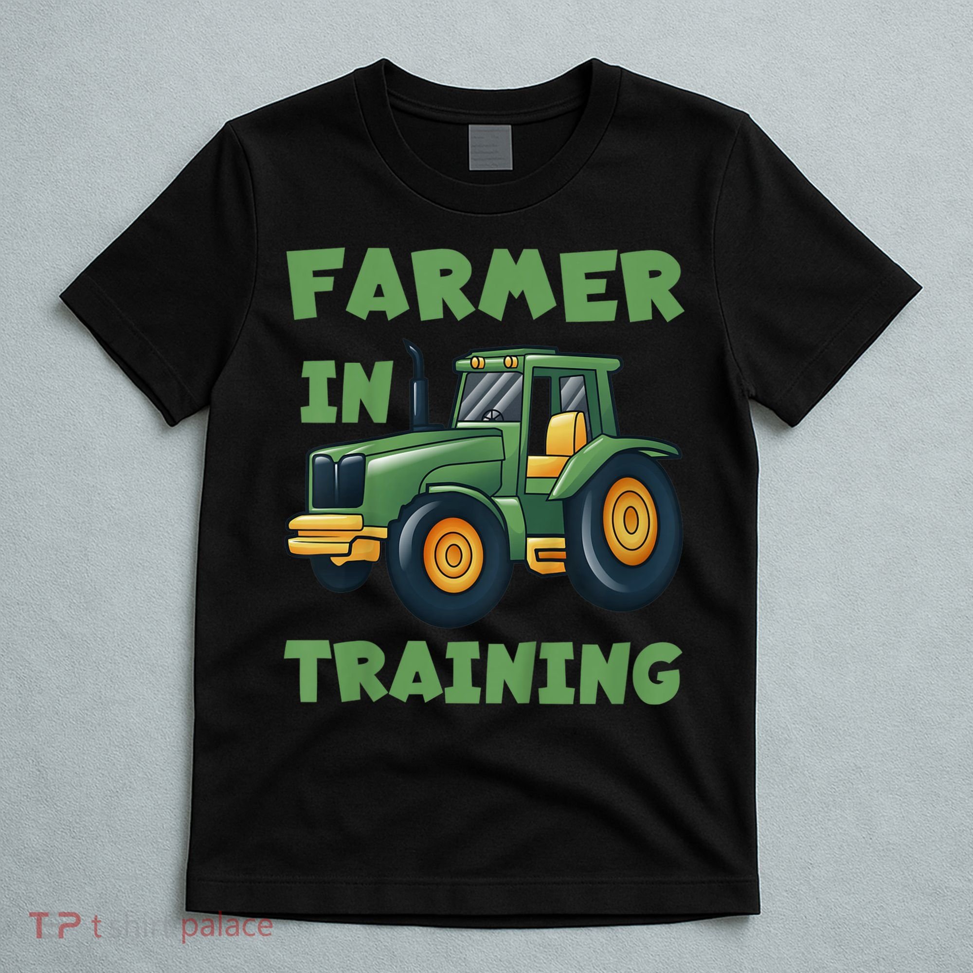 Kids Funny Tractor Boy Farmer In Training Gift T-Shirt