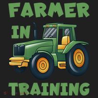 Kids Funny Tractor Boy Farmer In Training Gift Tumbler thumb 3
