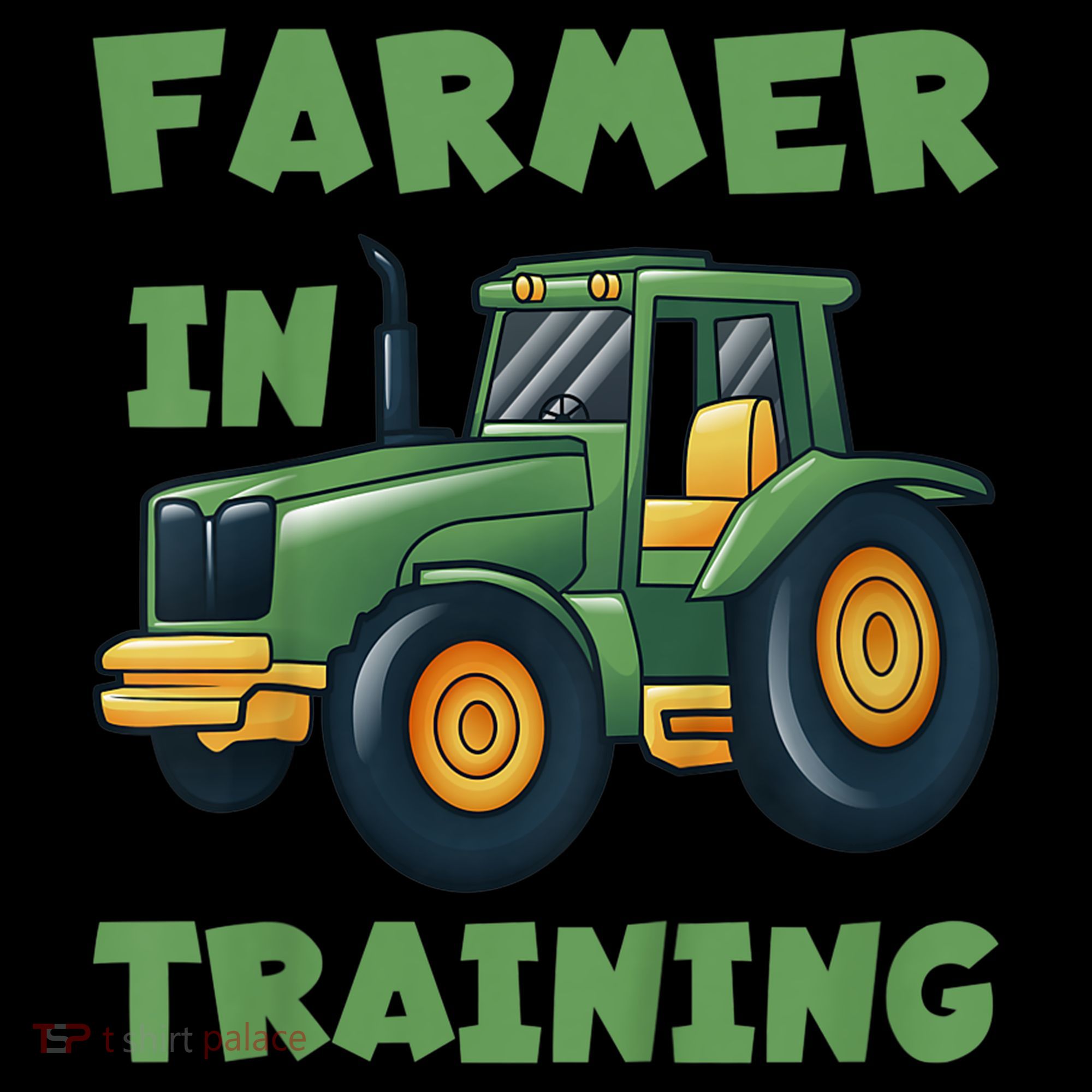 Kids Funny Tractor Boy Farmer In Training Gift Baby Bodysuit