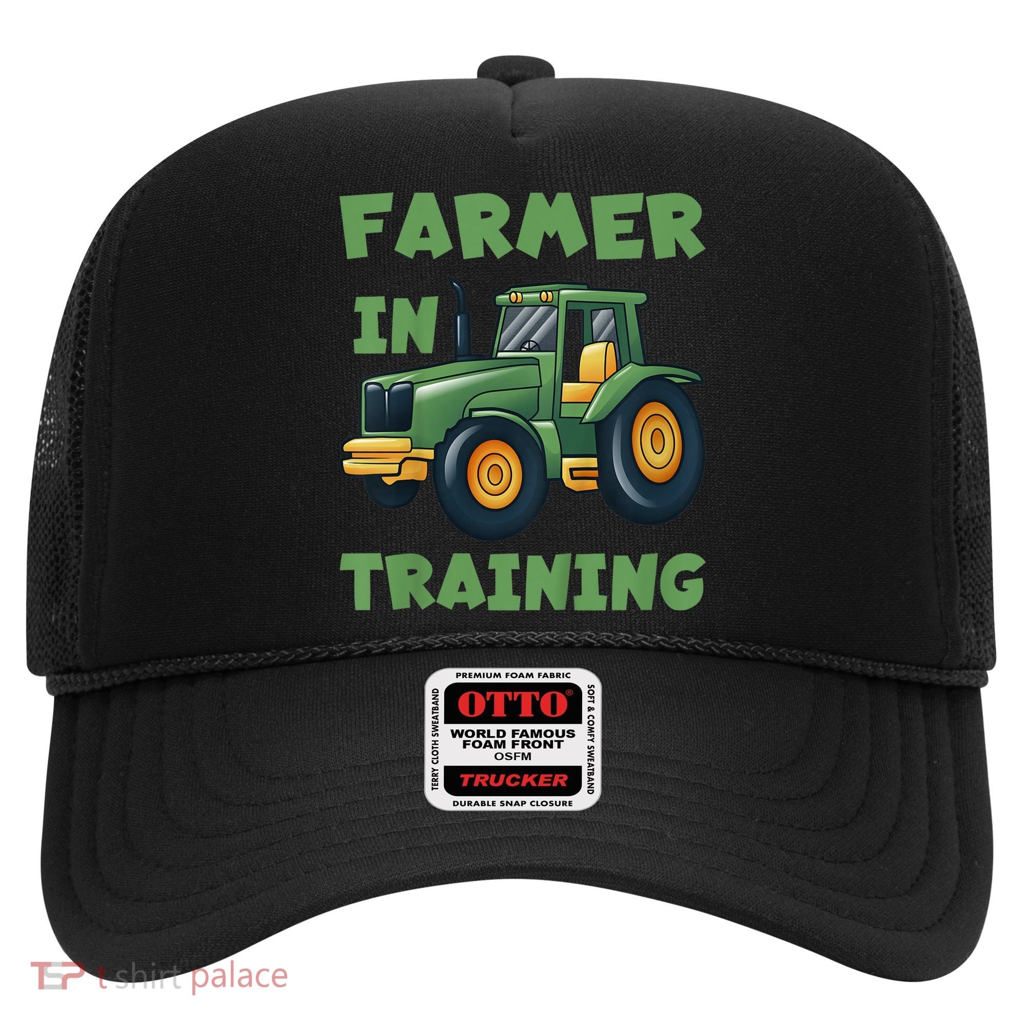 Kids Funny Tractor Boy Farmer In Training Gift Hat