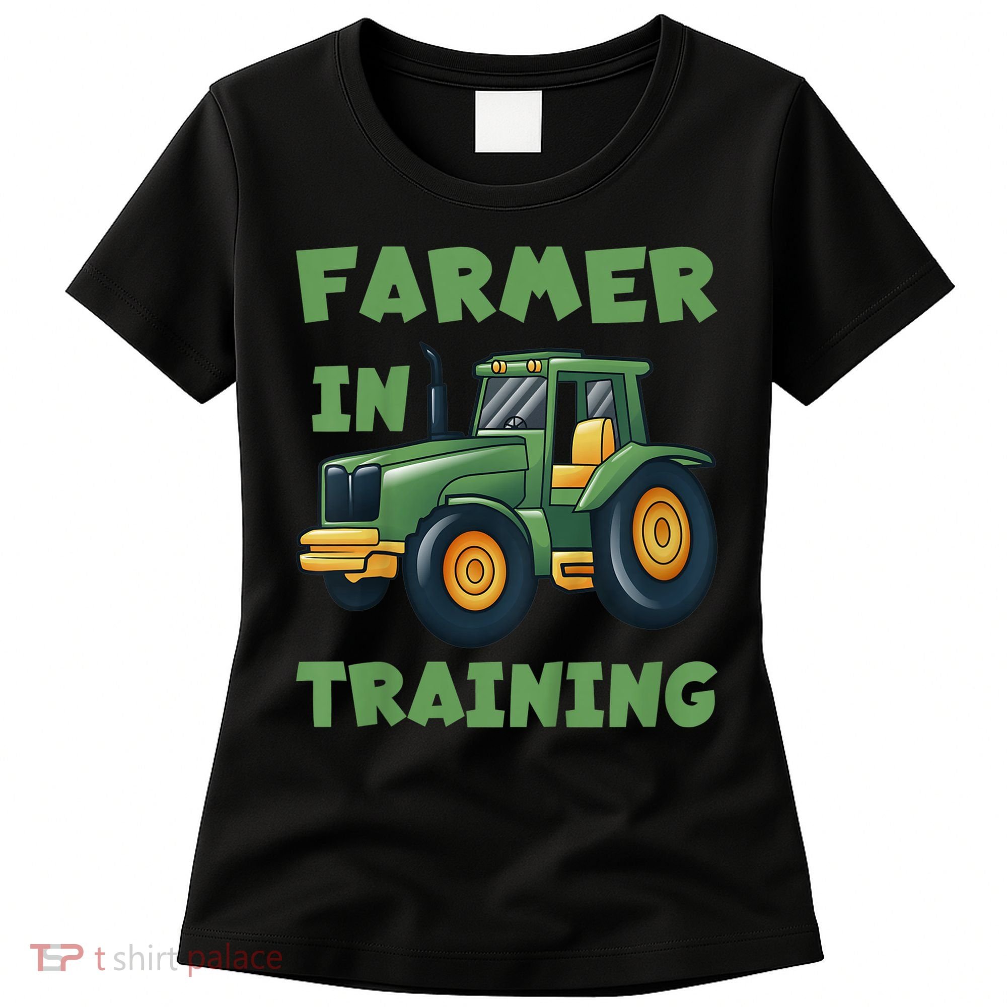 Kids Funny Tractor Boy Farmer In Training Gift Women's T-Shirt