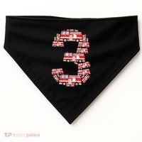 Kids Fire Truck 3rd Birthday Boy 3 Year Old Firefighter USA-Made Doggie Bandana thumb 0