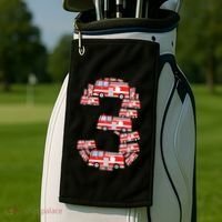 Kids Fire Truck 3rd Birthday Boy 3 Year Old Firefighter Golf Towel thumb 2