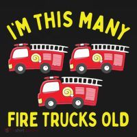 Kids Fire Truck 3rd Birthday Boy Firefighter 3 Three Doggie Tank thumb 4