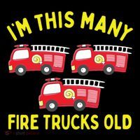 Kids Fire Truck 3rd Birthday Boy Firefighter 3 Three Hoodie thumb 7
