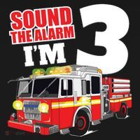 Kids Fire Truck 3rd Birthday Boy Firefighter Kids Sweatshirt thumb 2