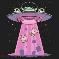 Kawaii Frogs Ufo Aliens Frog Women's Sweatshirt thumb 2