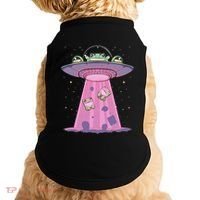 Kawaii Frogs Ufo Aliens Frog Doggie Tank thumb 0